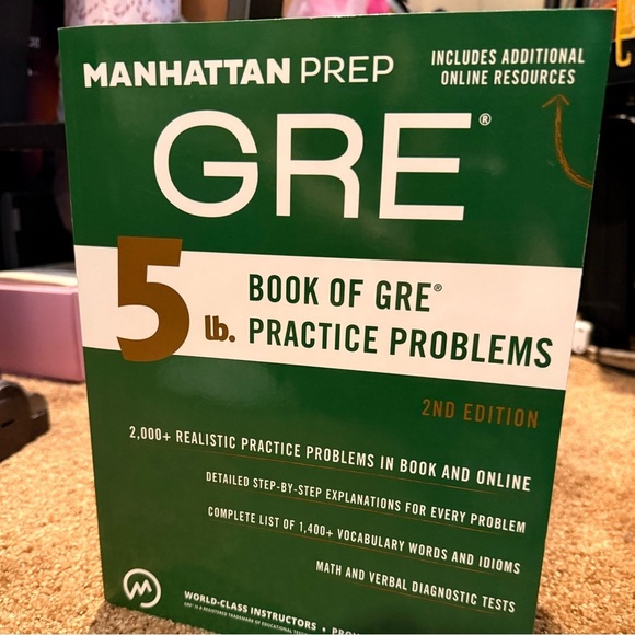 Manhattan Prep GRE 5lb book of practice questions - Picture 3 of 5